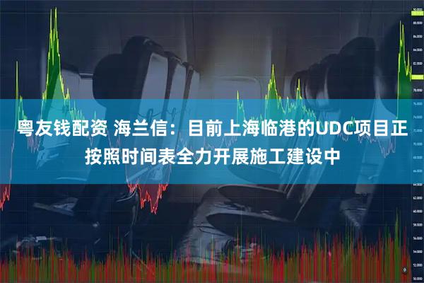 粤友钱配资 海兰信：目前上海临港的UDC项目正按照时间表全力开展施工建设中