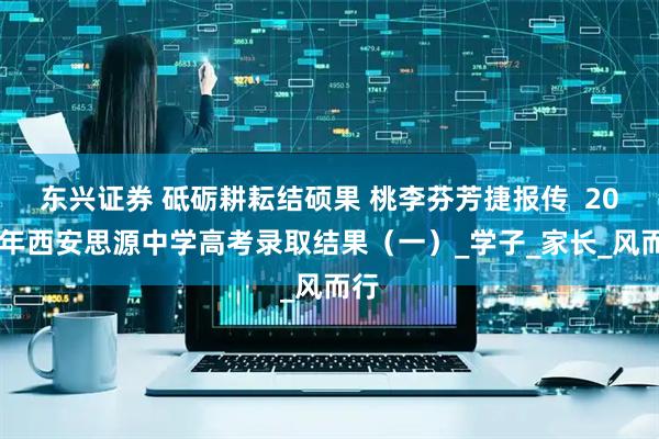 东兴证券 砥砺耕耘结硕果 桃李芬芳捷报传  2025年西安思源中学高考录取结果（一）_学子_家长_风而行